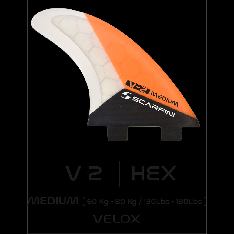 SCARFINI - VELOX CARBON 5 Fins - Taille M (FCS)