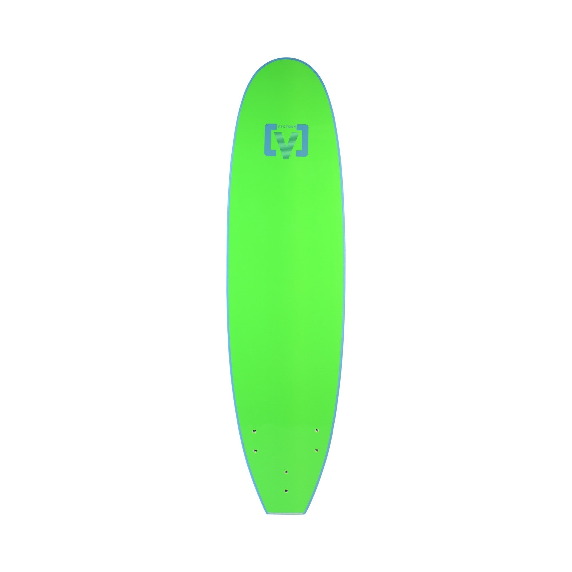 VICTORY - EPS Softboard - Planche de surf en mousse - Malibu 7'0 Wide - Light Blue