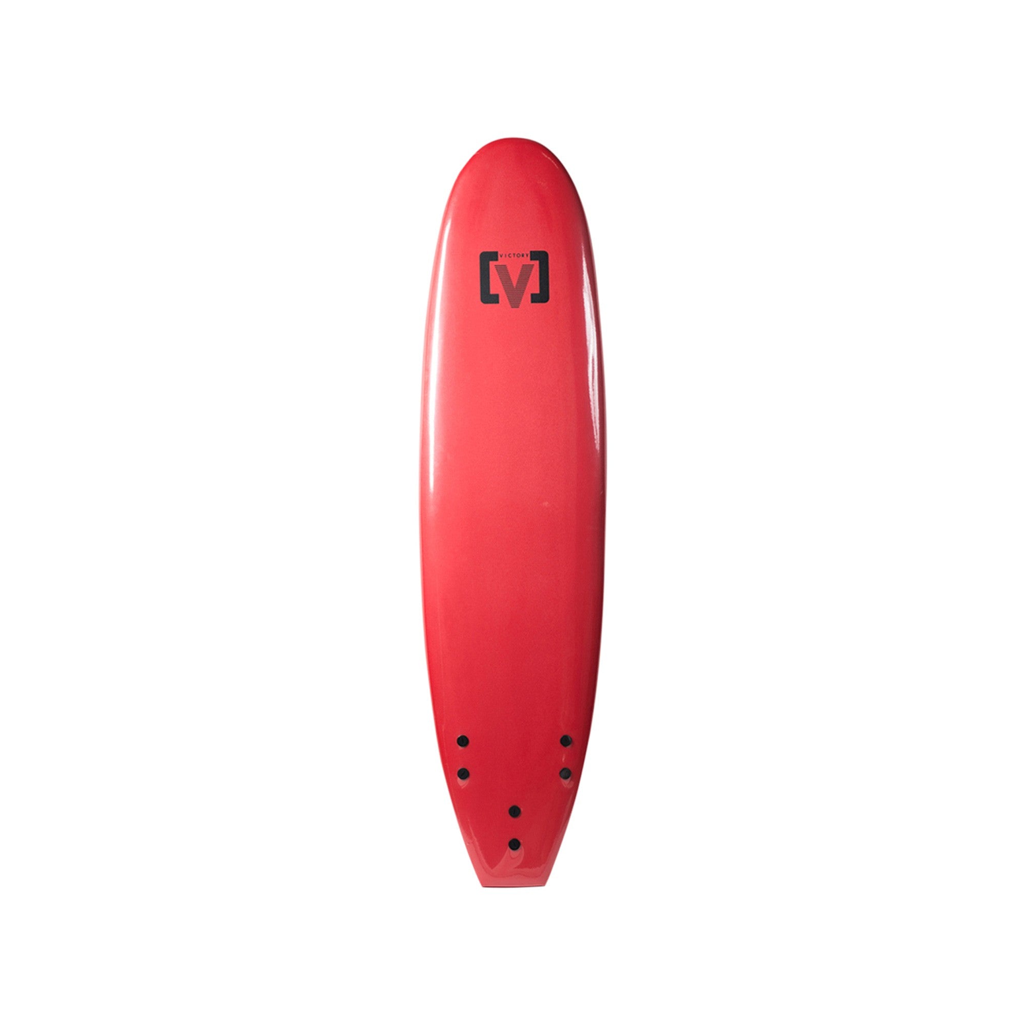 VICTORY - EPS Softboard - Planche de surf en mousse - Malibu 7'0 Wide - Red