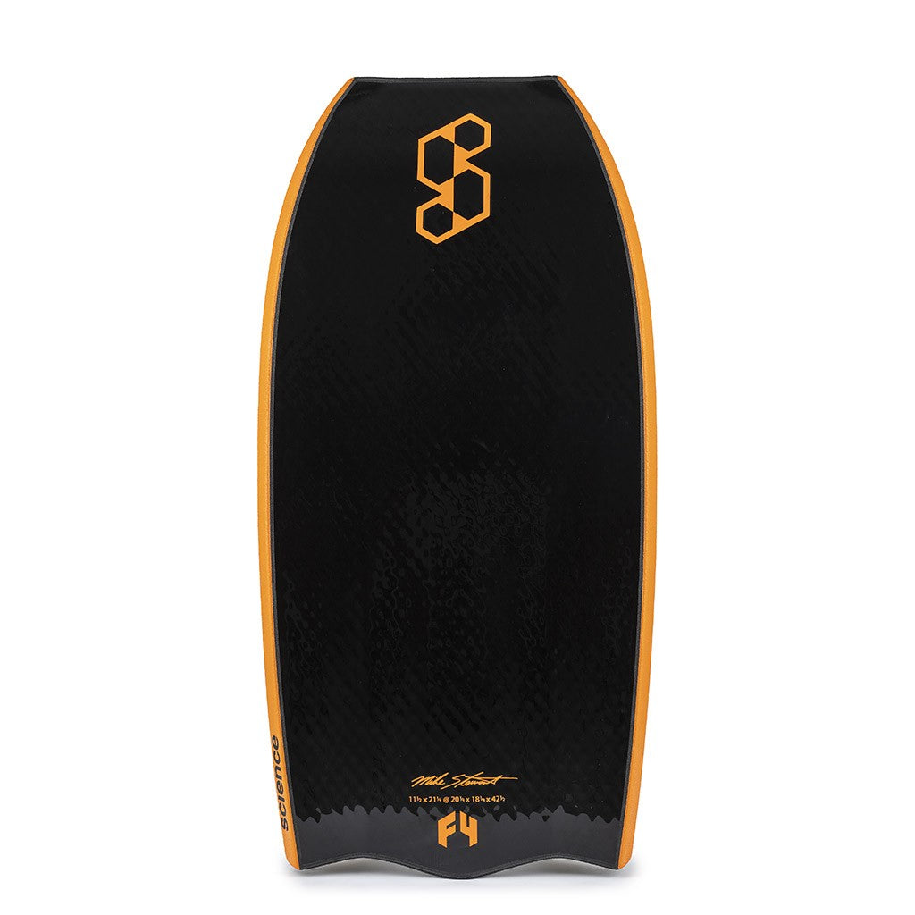 Science Bodyboard - Tanner LTD PP Delta Quad Vent F4 - Black / Black