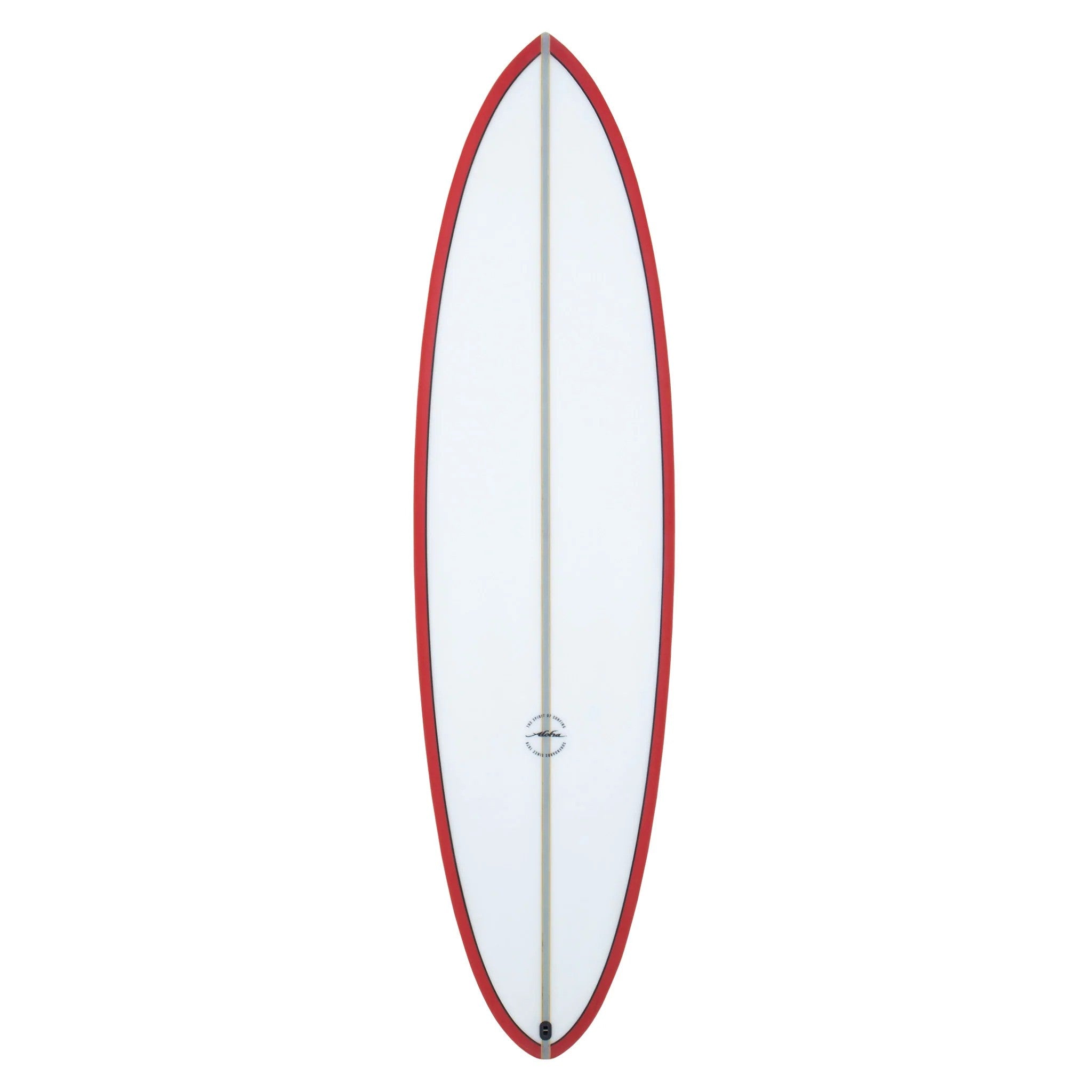 ALOHA Surfboards - Twin Pin 7'0 (PU) PVCP Futures - Red