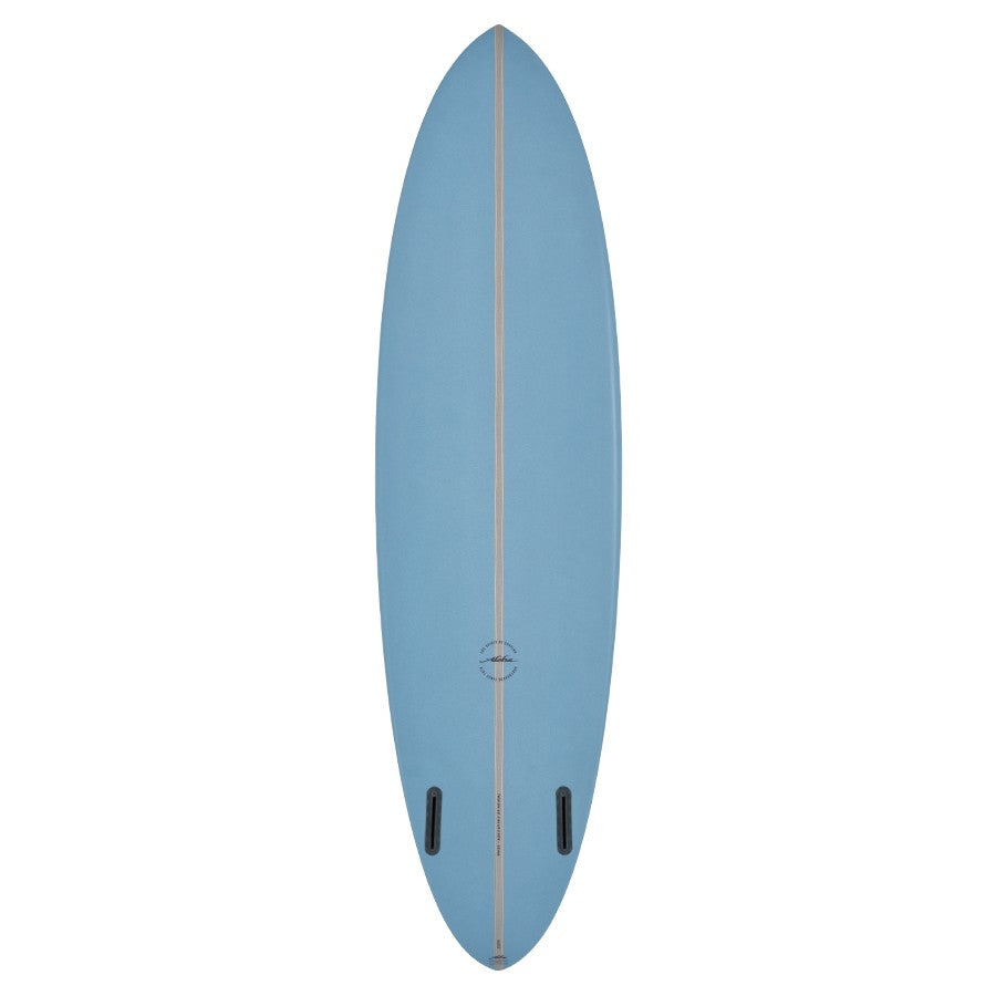 ALOHA Surfboards - Twin Pin 6'8 (PU) PVCP Futures - Blue