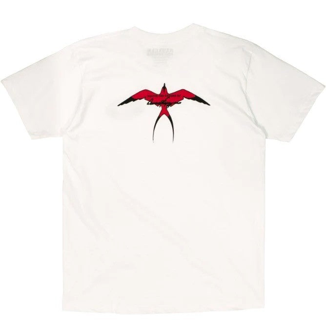 TAKAYAMA - T-shirt Red Bird - White