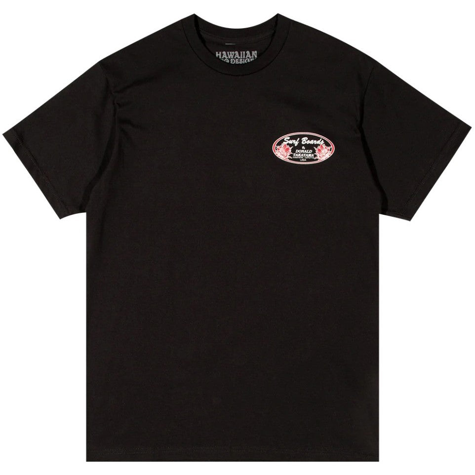 TAKAYAMA - T-shirt Red Oval - black