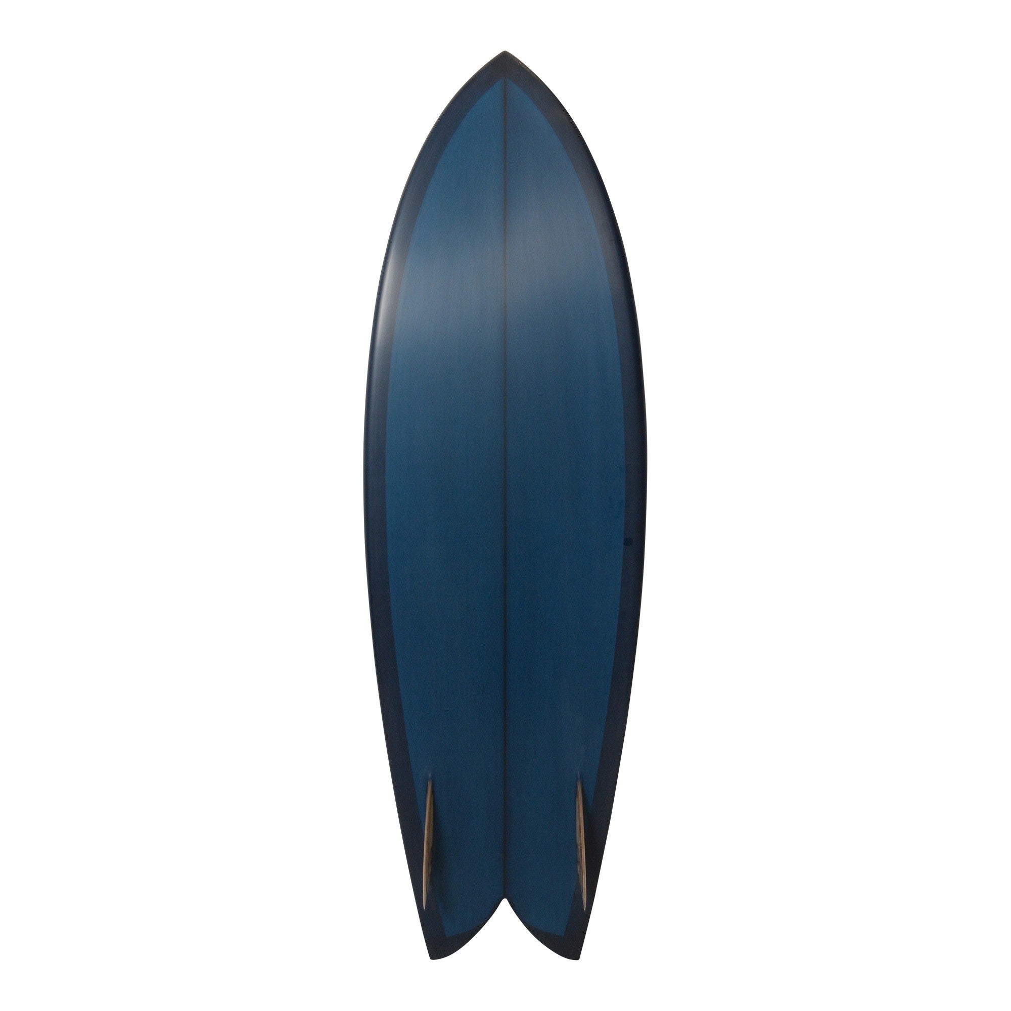 ELMORE Surfboards - Fish 5'8 (PU) Glass On Fins- Navy