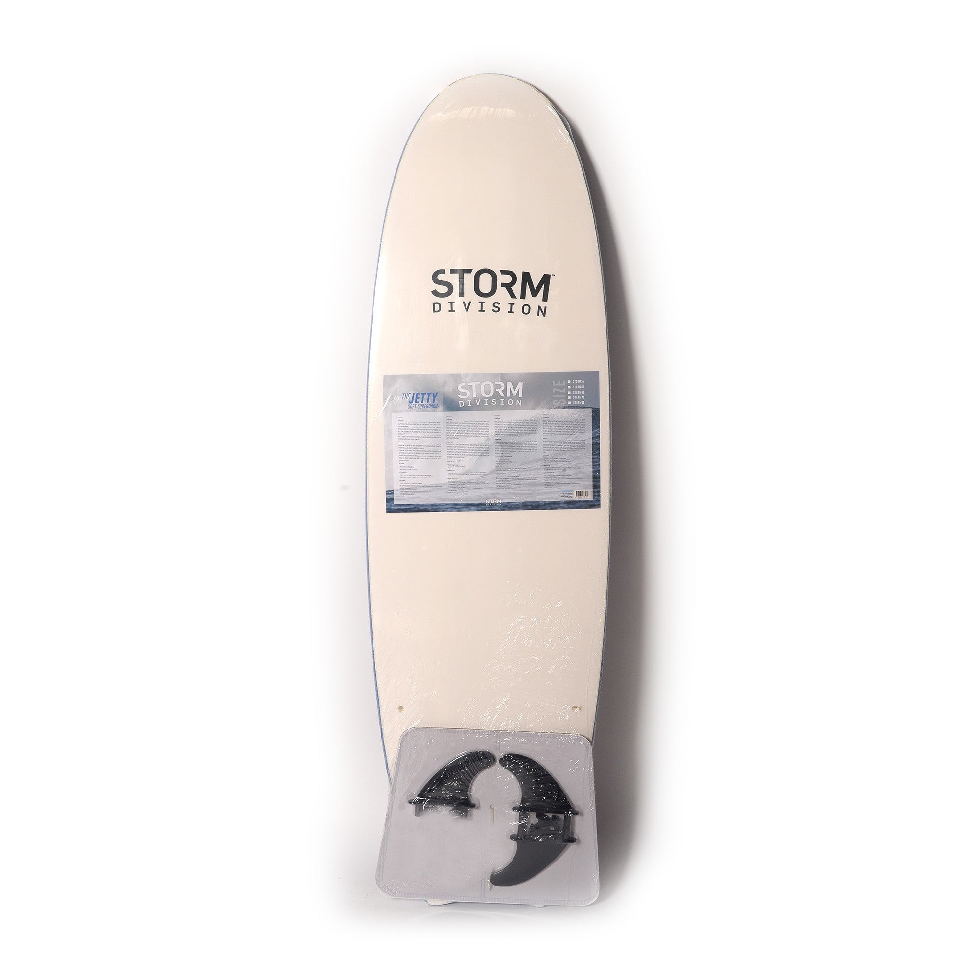 STORM DIVISION - Jetty Softboard - Planche de surf en Mousse - 5'8 - Dark blue