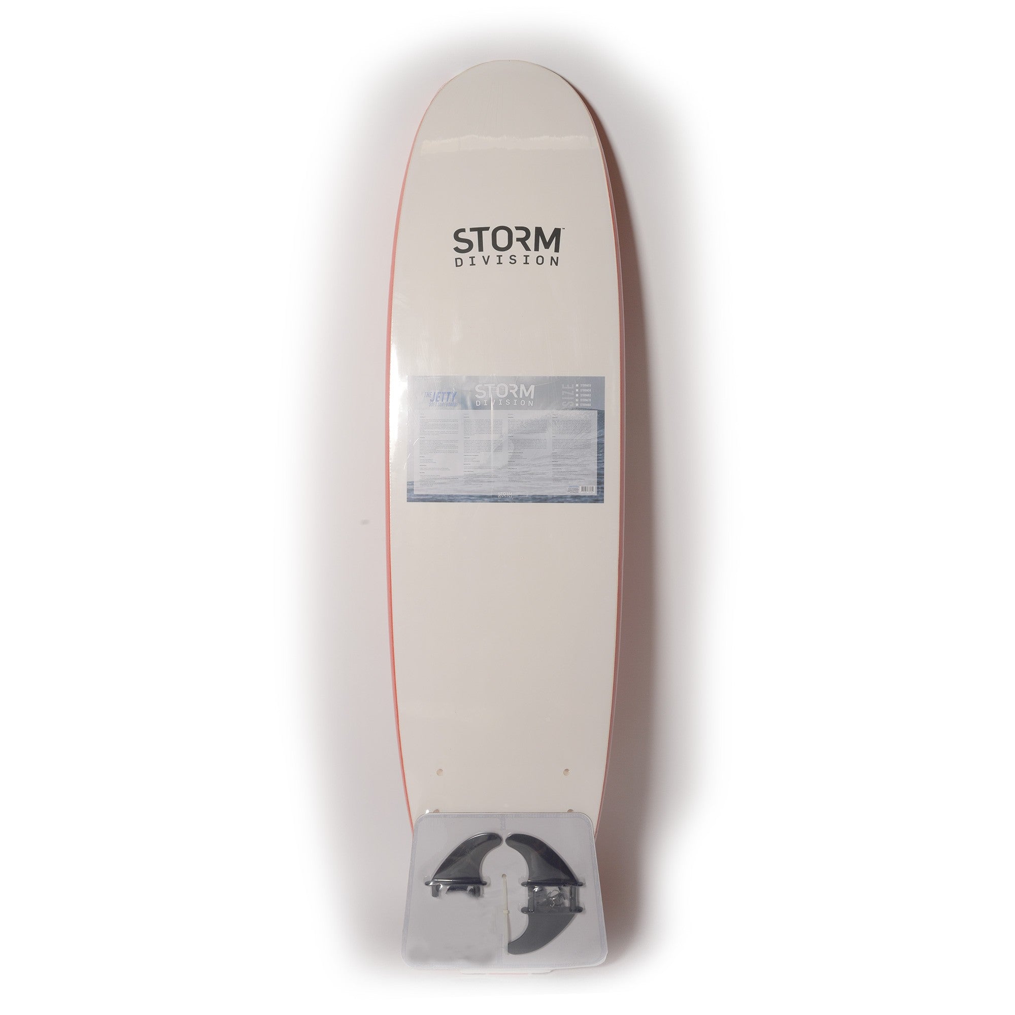 STORM DIVISION - Jetty Softboard - Planche de surf en Mousse - 6'2 - Red