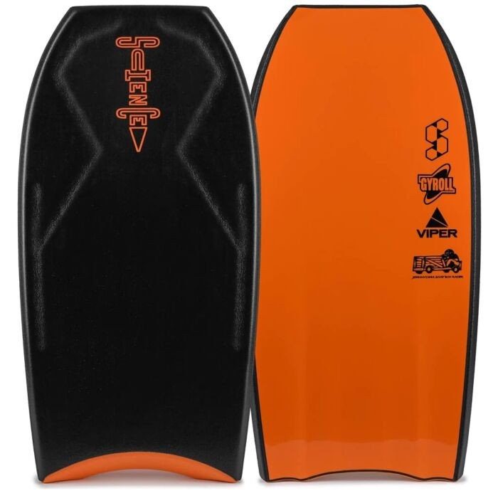 SCIENCE Bodyboard - Johnny Sea Pro PP Tri Quad Vent F5 - Black / Orange