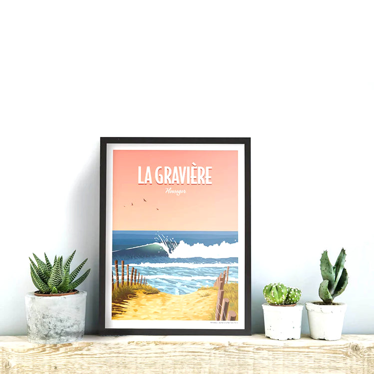 AWESOME MAPS - Poster - La gravière