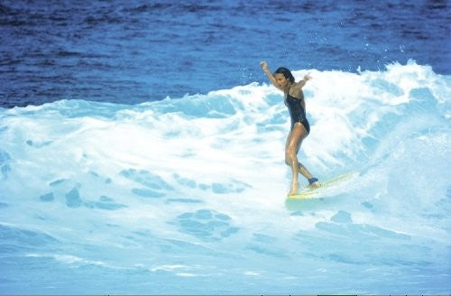 Photographie Surf Vintage JEFF DIVINE 'Jericho Poppler At Haleiwa 1979'