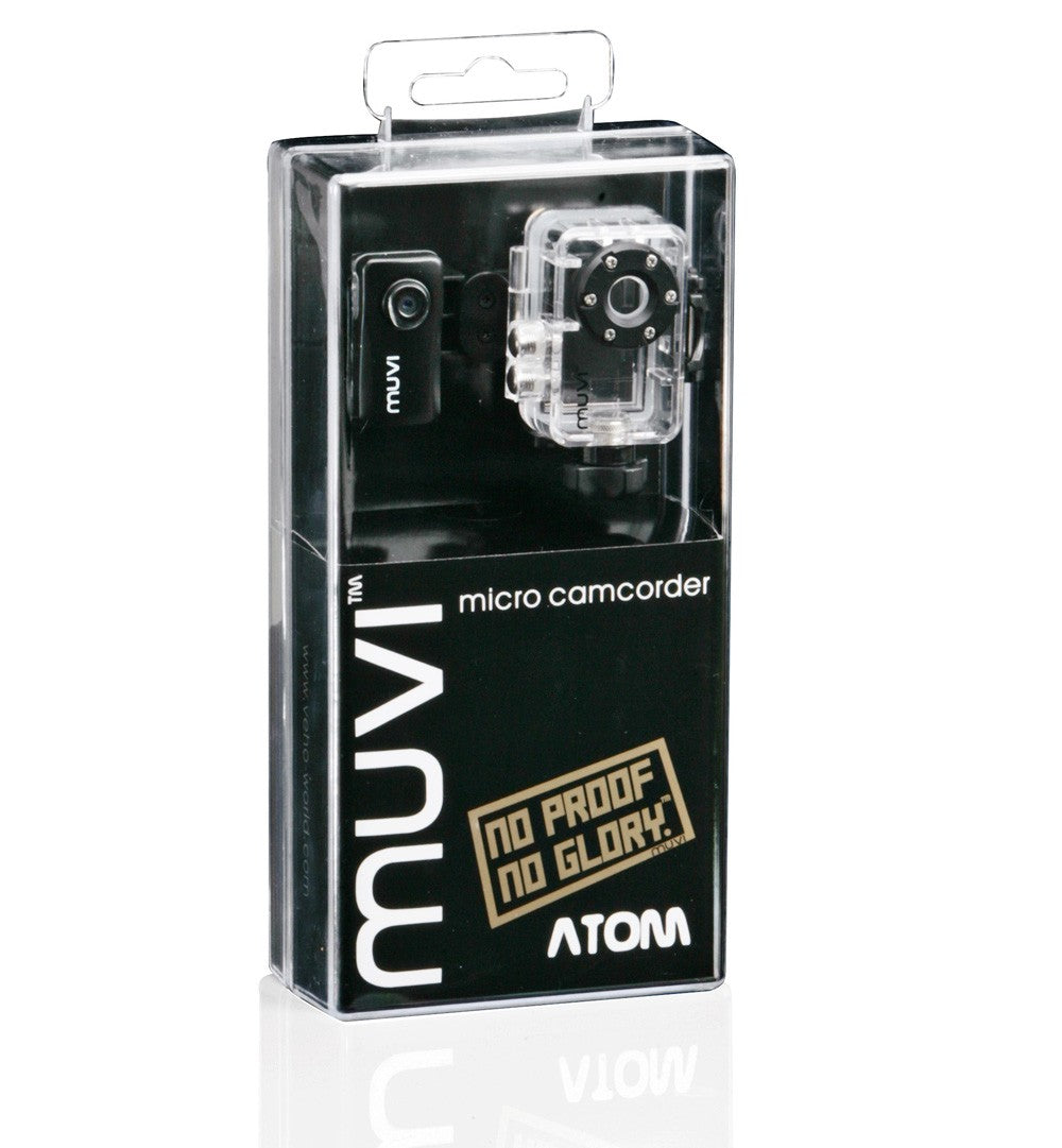 VEHO Muvi Atom “No Proof No Glory” Handsfree Camcorder Camera Kit