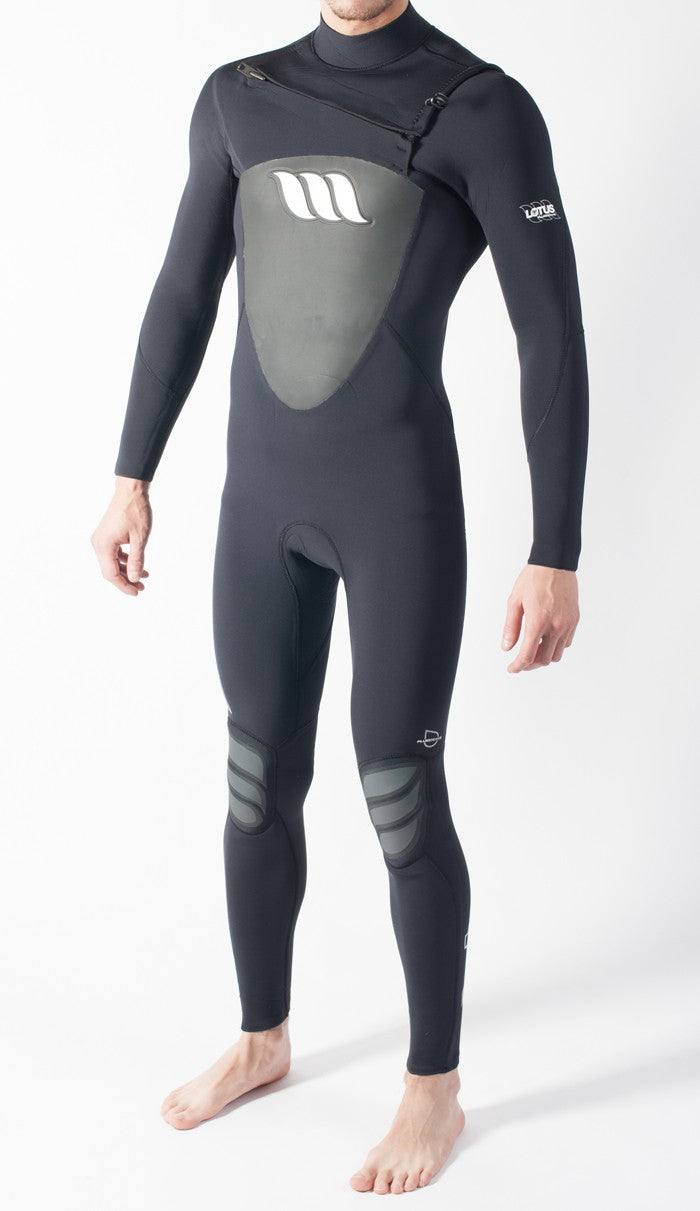 WEST - Combinaison Surf - Lotus 3/2 front zip - Black