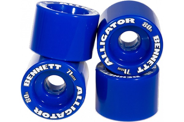 BENNETT - 4 roues skateboard - Alligator Blue 71mm 80A