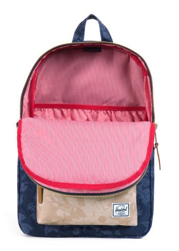 HERSCHEL Mochila Settlement azul marino waldorf/caqui waldorf (21 litros)