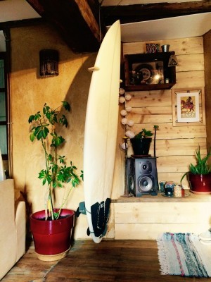 LEVITATION BOARD SUPPORT - Support en bois pour Longboard, Surf et SUP