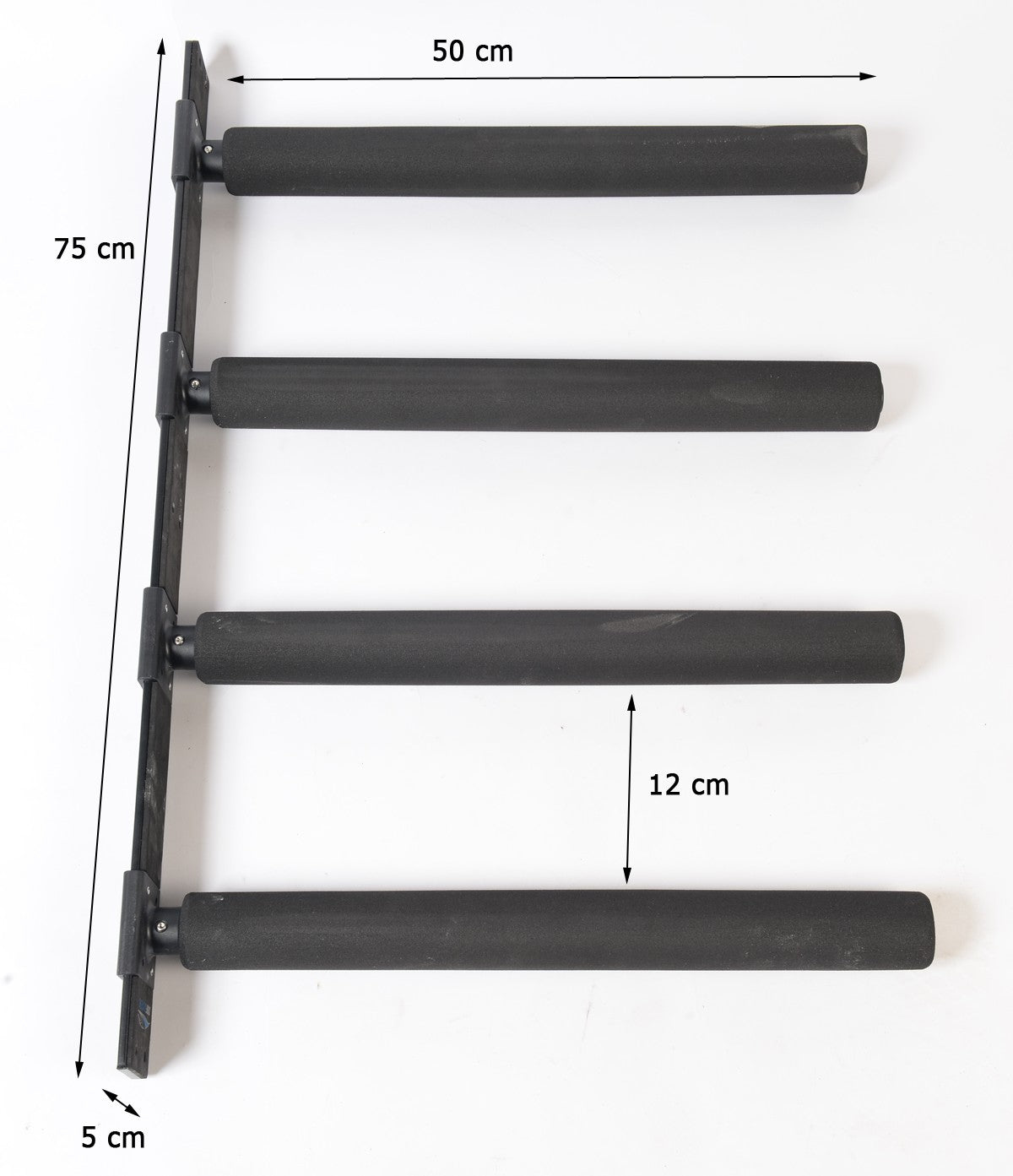 SURF SYSTEM - Support Mural Quadruple Rack (Shortboards, Longboards, SUPs)