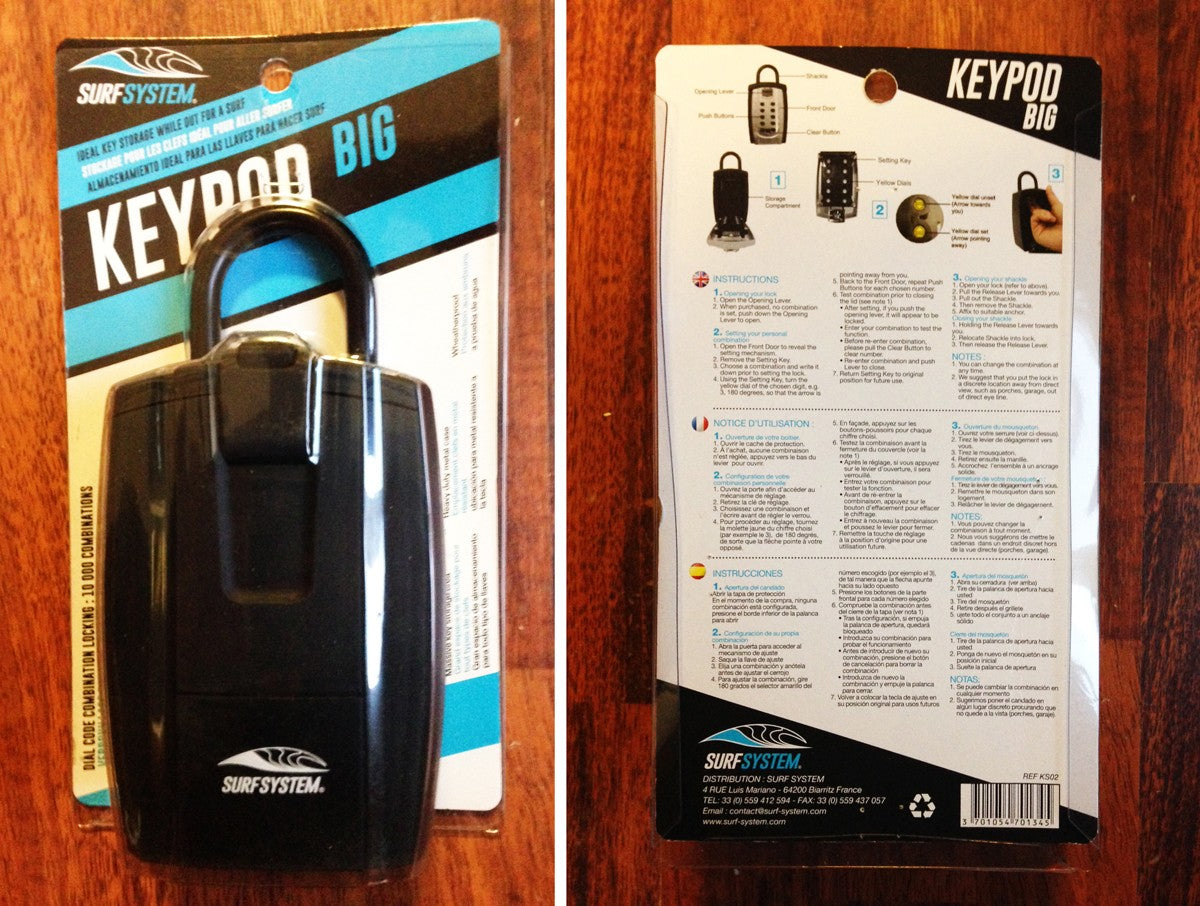 SISTEMA SURF - KeyPod Big (Candado con código de seguridad)