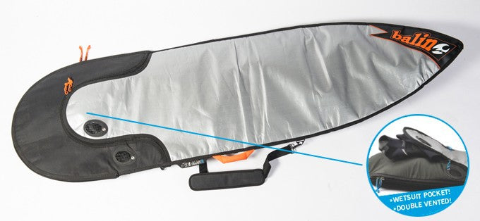 BALIN - Funda de viaje 1 tabla - Tour Big Boy Fish Hybrid 5mm