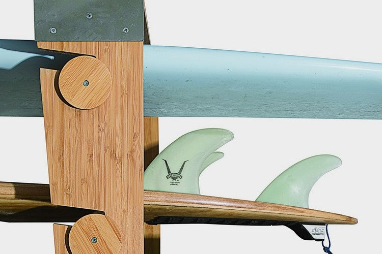 CORSURF modular ceiling support - Roll Rack Wood Shortboards, Longboards, SUP