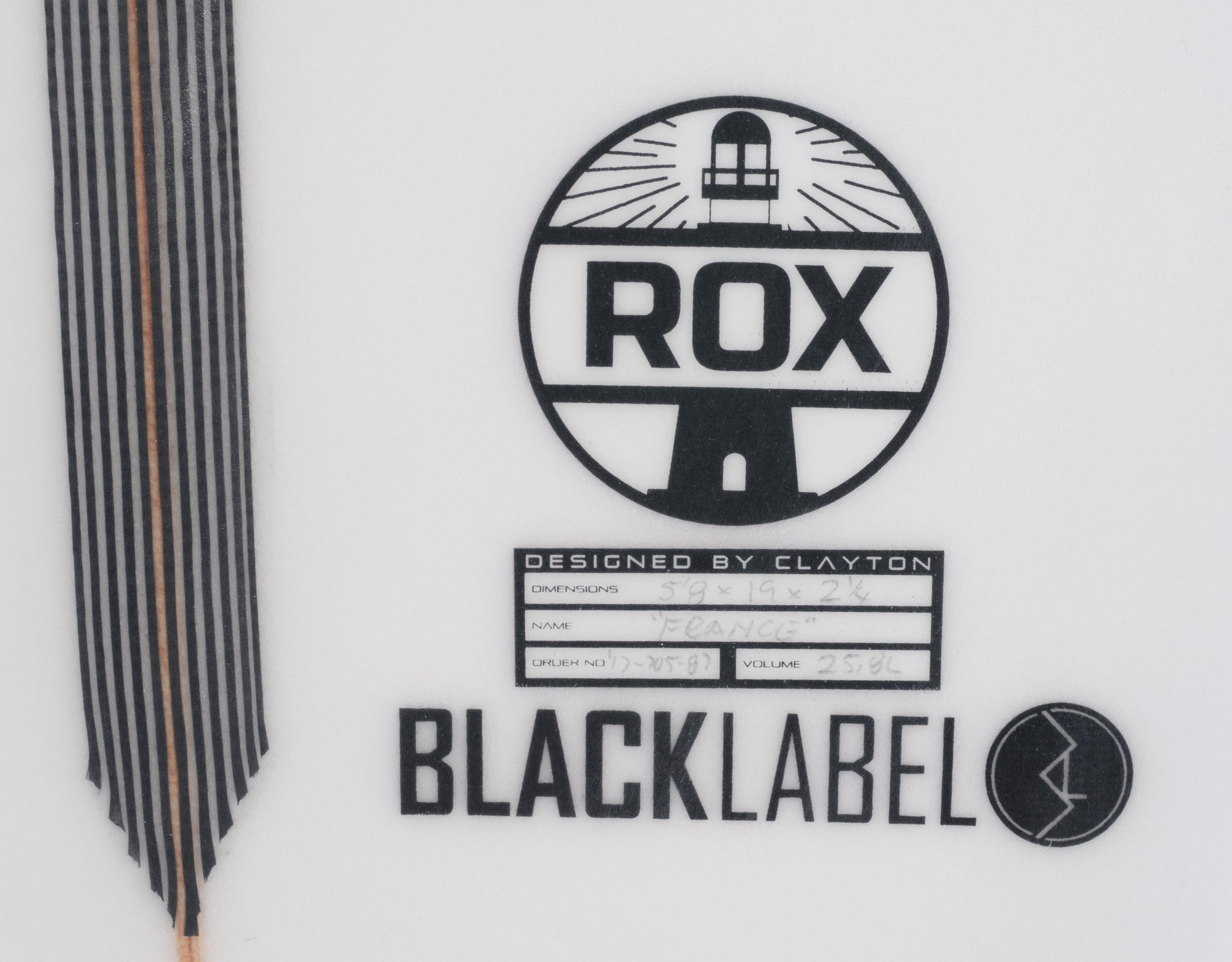 CLAYTON Surfboards - The Rox Black Label Edition (PU)