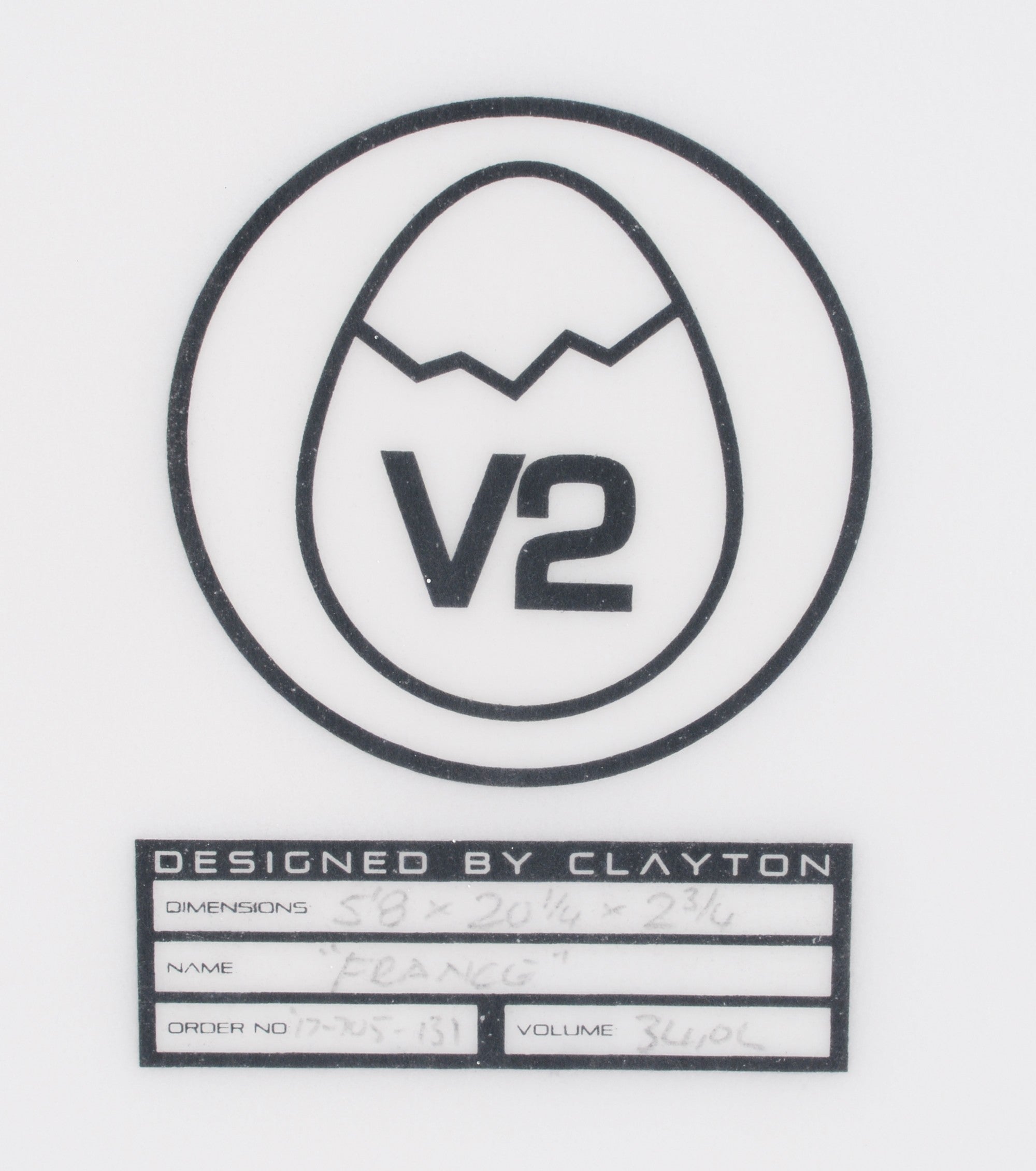 CLAYTON Surfboards - Egg V2 (5 fins) (PU)