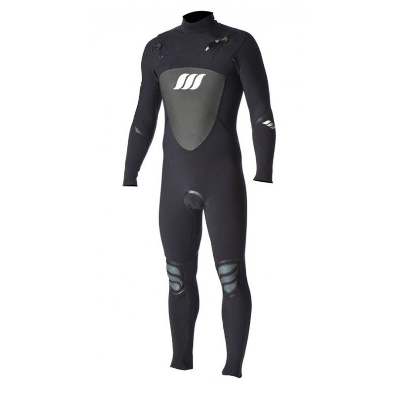 WEST - Combinaison Surf - Lotus 3/2 front zip - Black