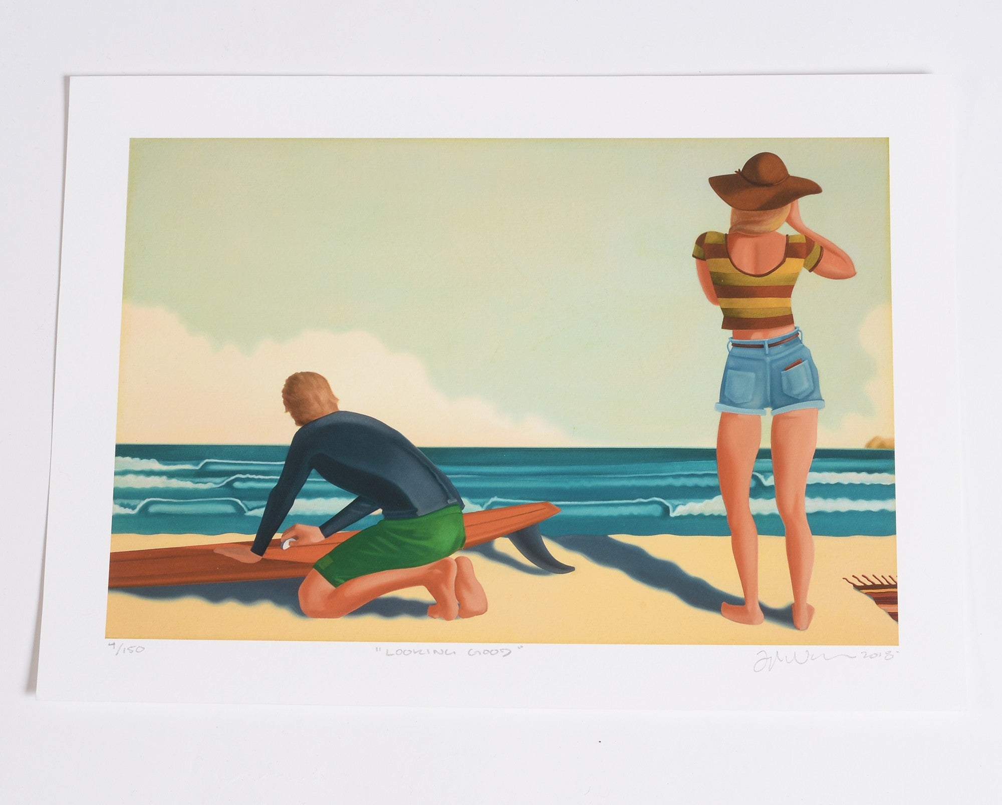 Lithographie TYLER WARREN Looking Good