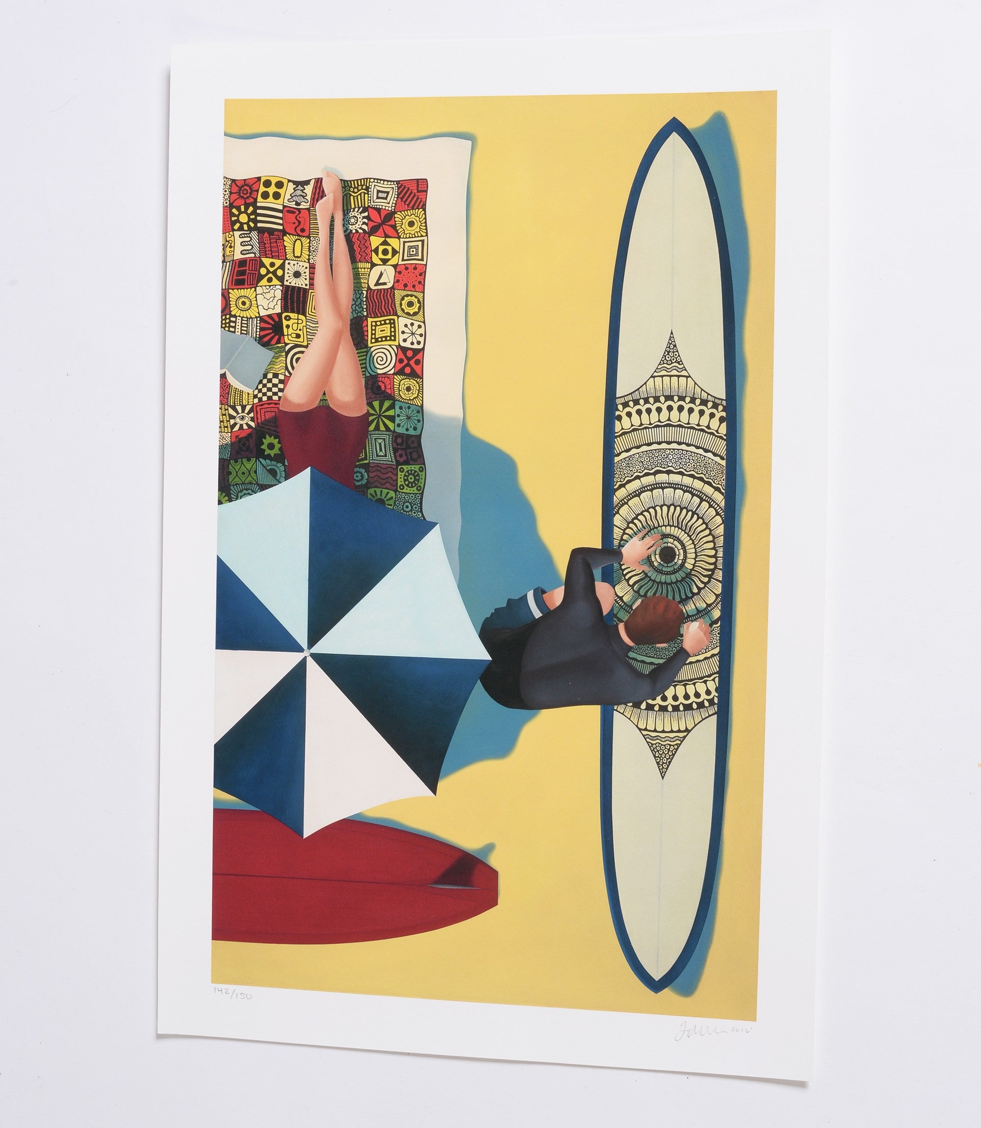 Lithographie TYLER WARREN California Revisited