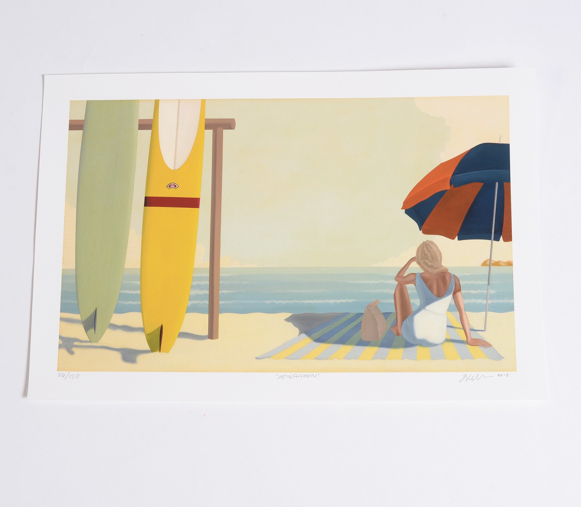 Lithographie TYLER WARREN Afternoon