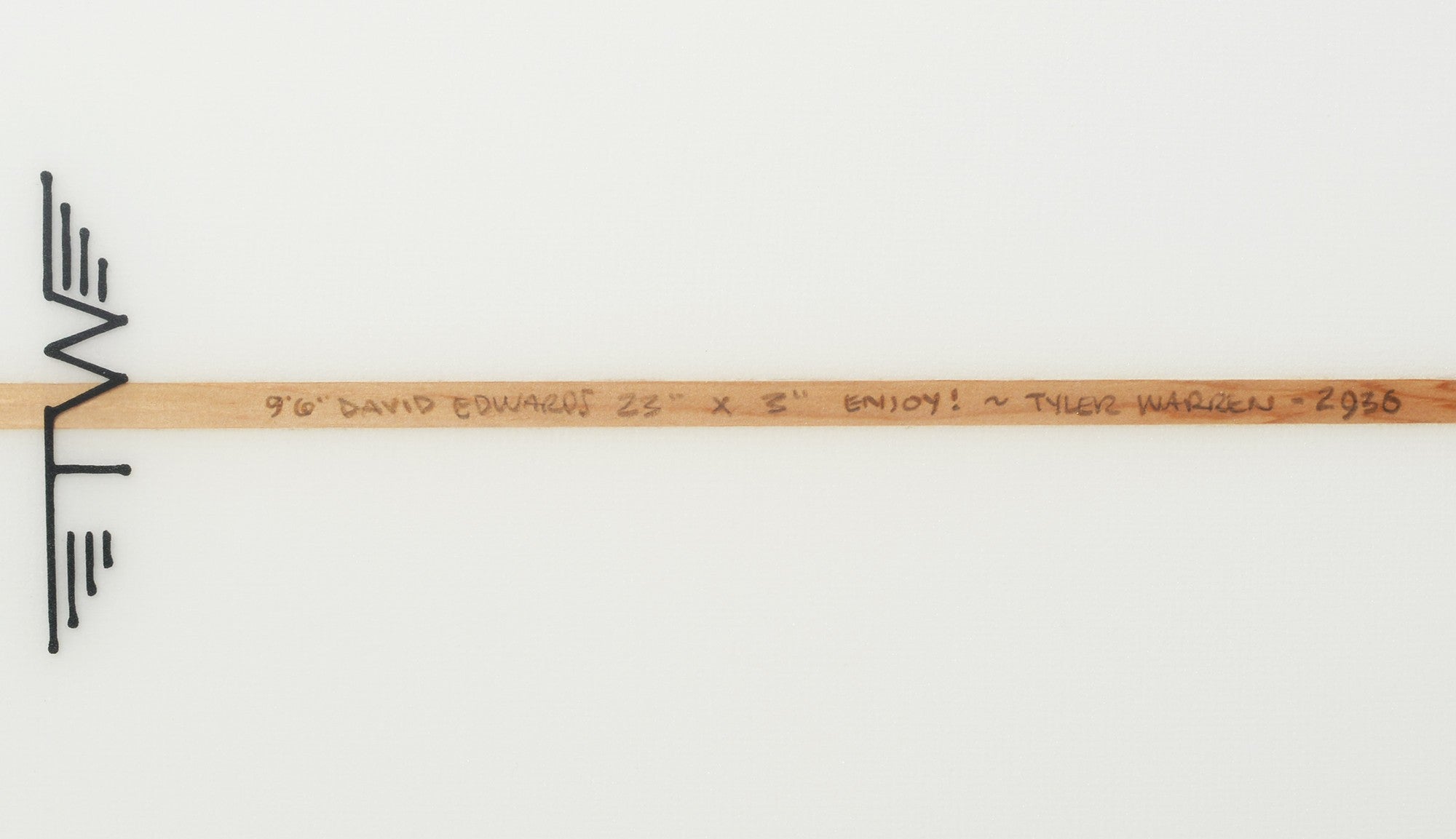 Longboard TYLER WARREN David Edwards 9'6 (PU)