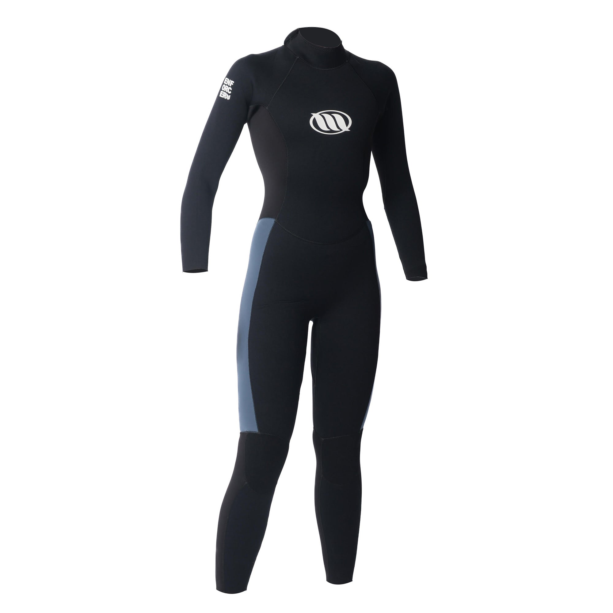 WEST - Traje de neopreno para mujer - Enforcer Lady Back Zip - 3/2 mm - Negro / Azul