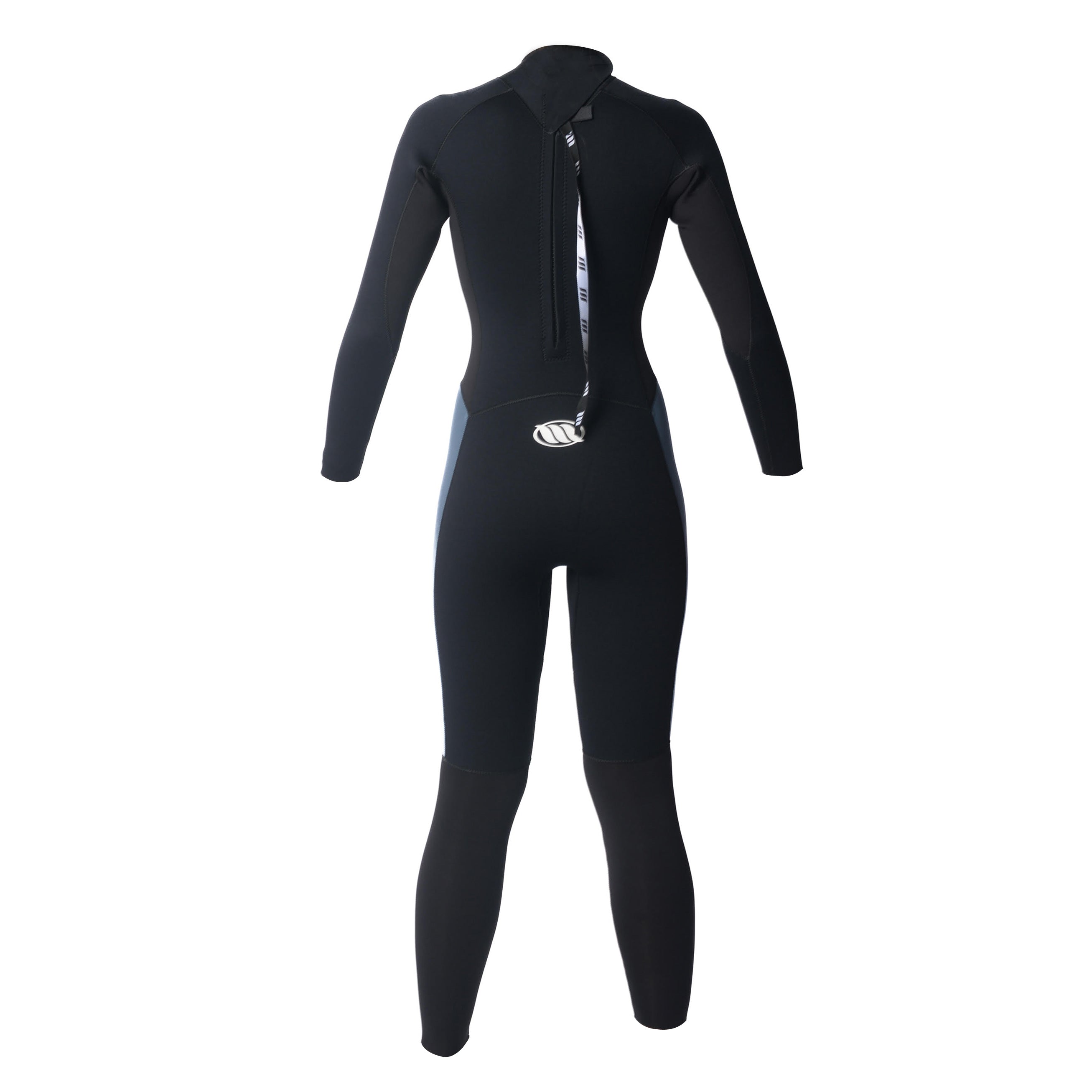 WEST - Traje de neopreno para mujer - Enforcer Lady Back Zip - 3/2 mm - Negro / Azul