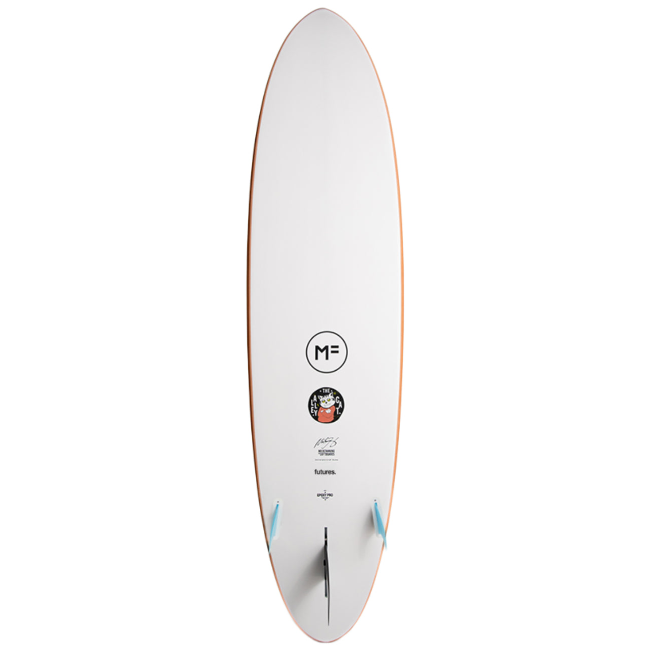 MF Mick Fanning - Alley Cat Epoxy Lam 7'6 Futures - Clay