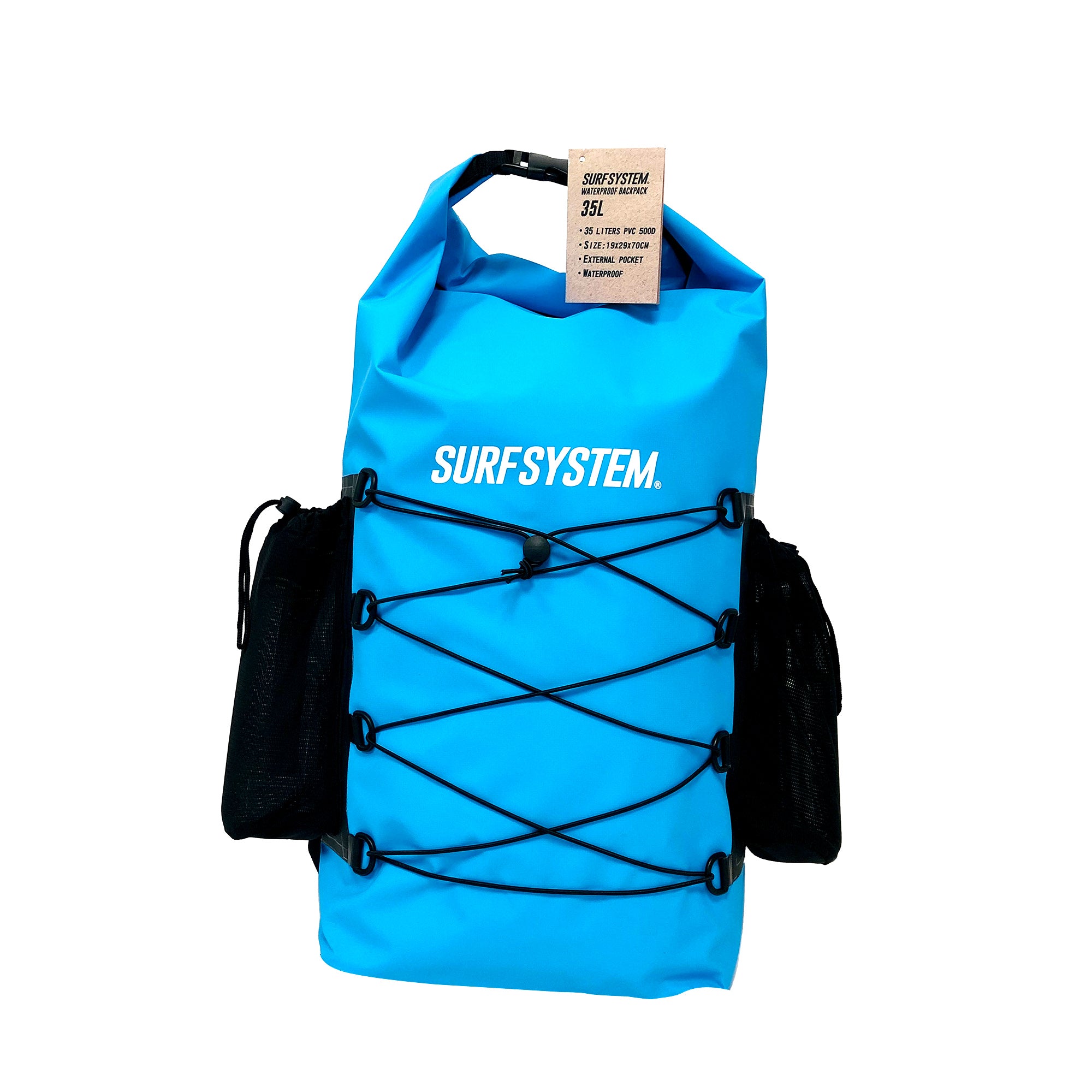 SURF SYSTEM - Waterproof backpack 35L - Blue