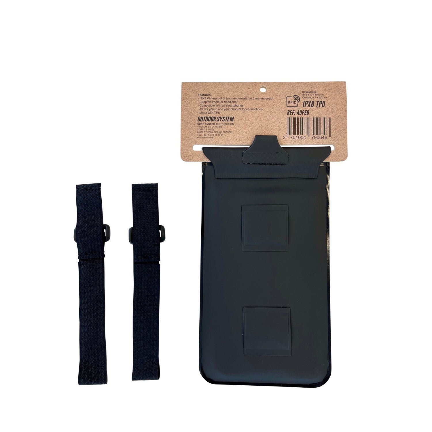 OUTDOOR SYSTEM - Pochette étanche Ziplock TPU Bike Bag - Velo