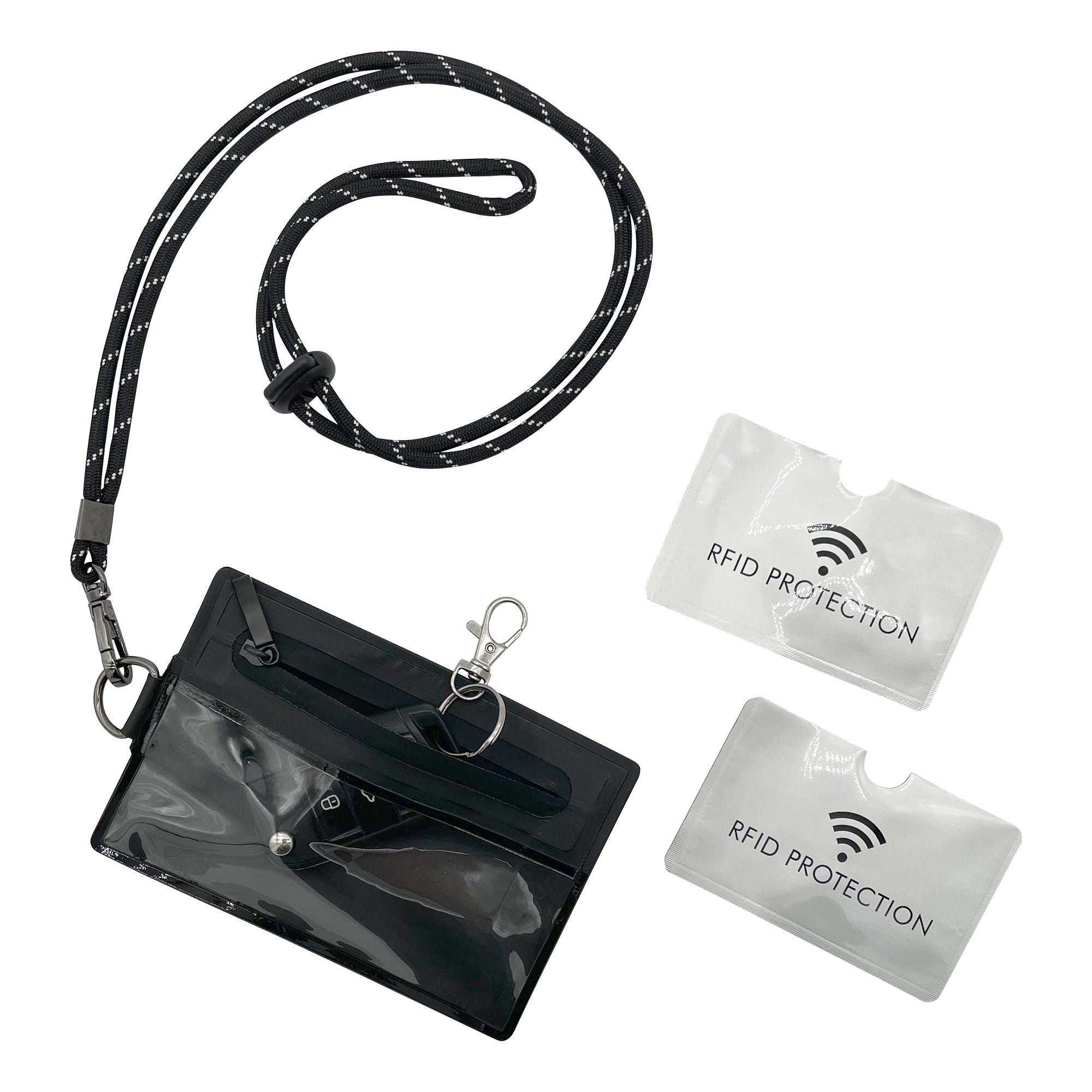 OUTDOOR SYSTEM - Pochette water-resistant translucide pour Cartes et Clés