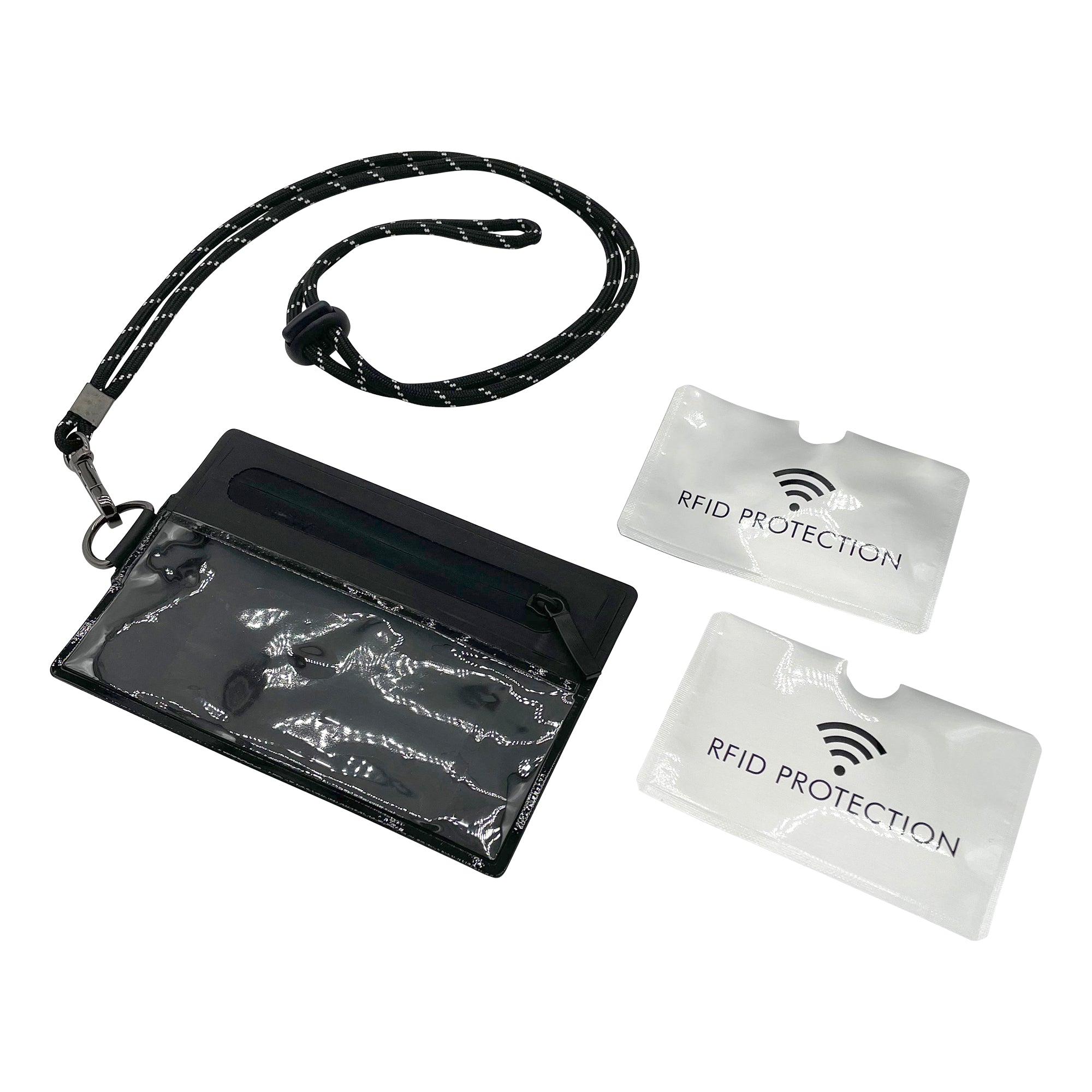 OUTDOOR SYSTEM - Pochette water-resistant translucide pour Cartes et Clés