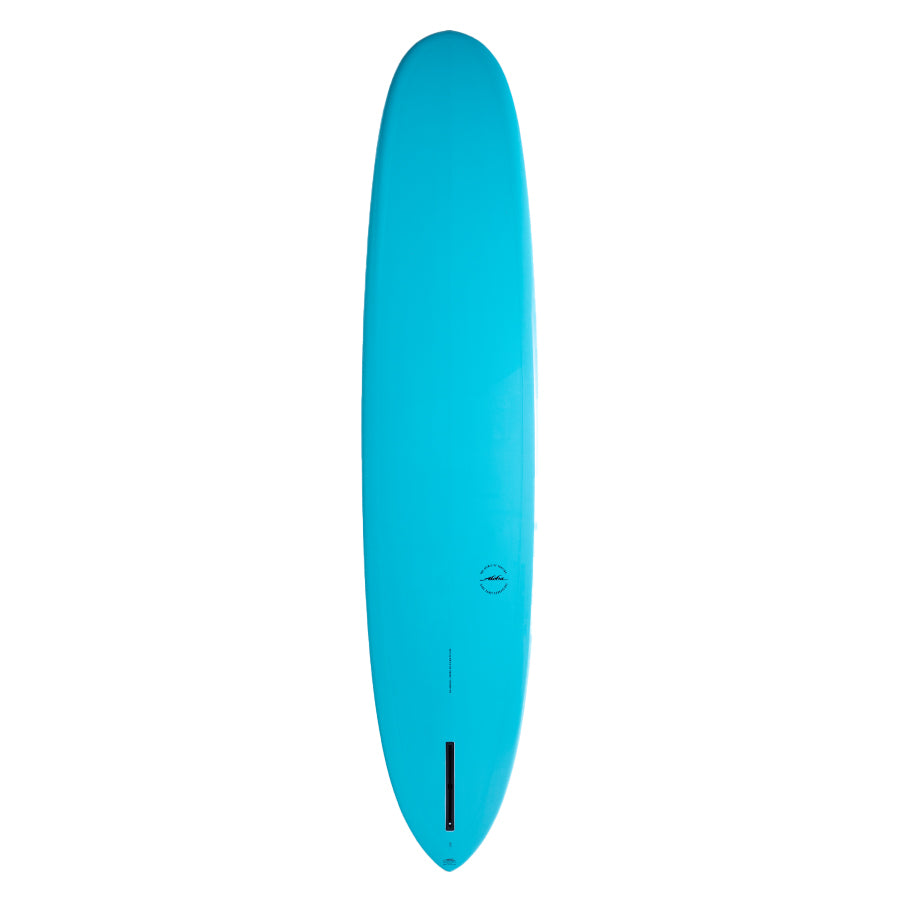 ALOHA Surfboards - Pintail Noserider  9'6 - PU - Aqua Resin Tint