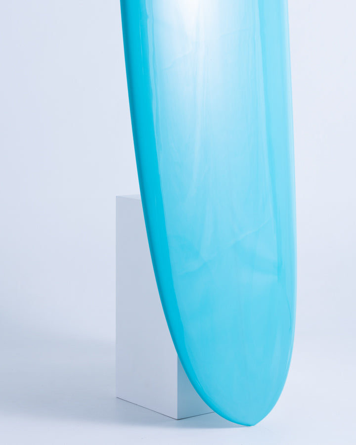 ALOHA Surfboards - Pintail Noserider  9'6 - PU - Aqua Resin Tint