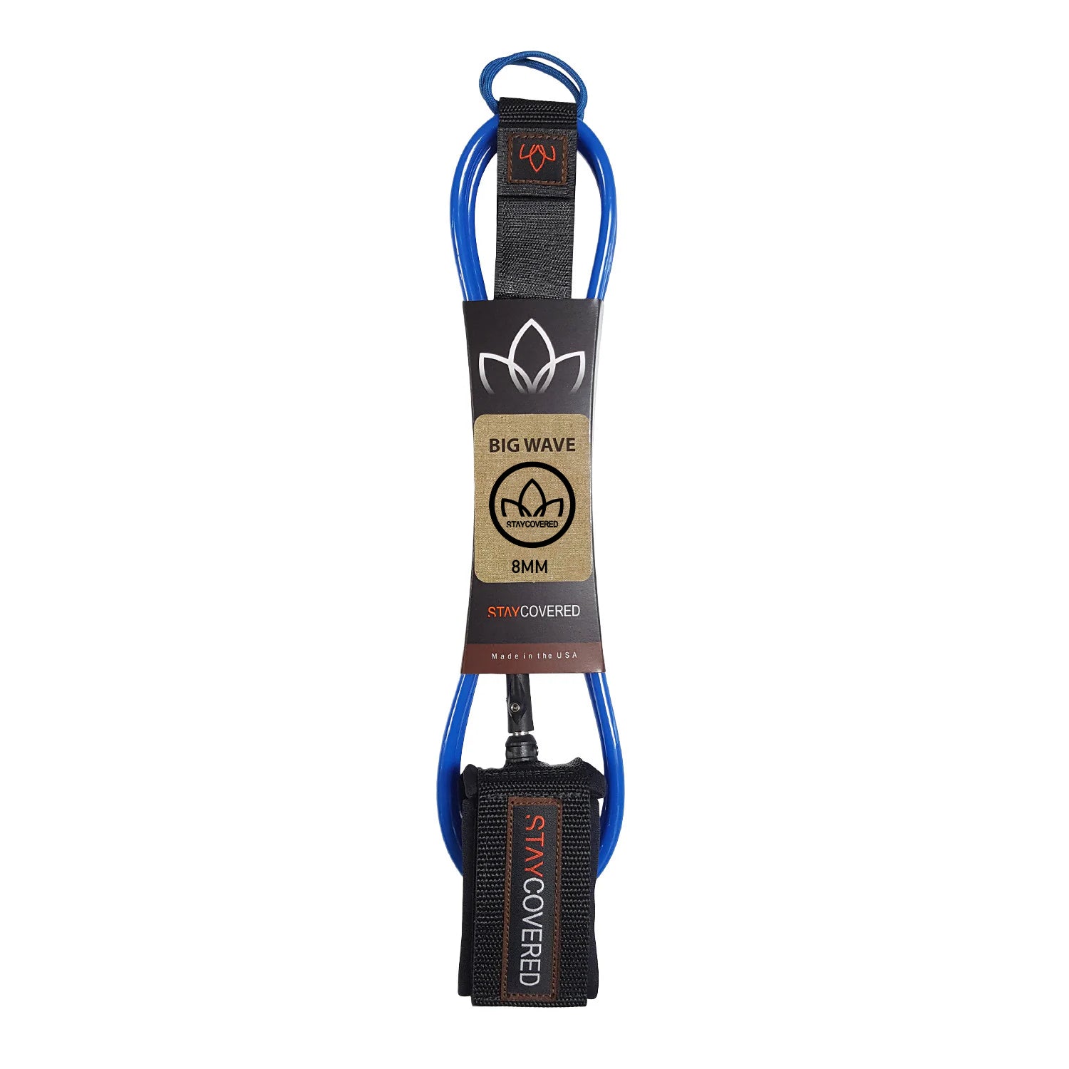 STAY COVERED - Big Wave Leash (8mm)