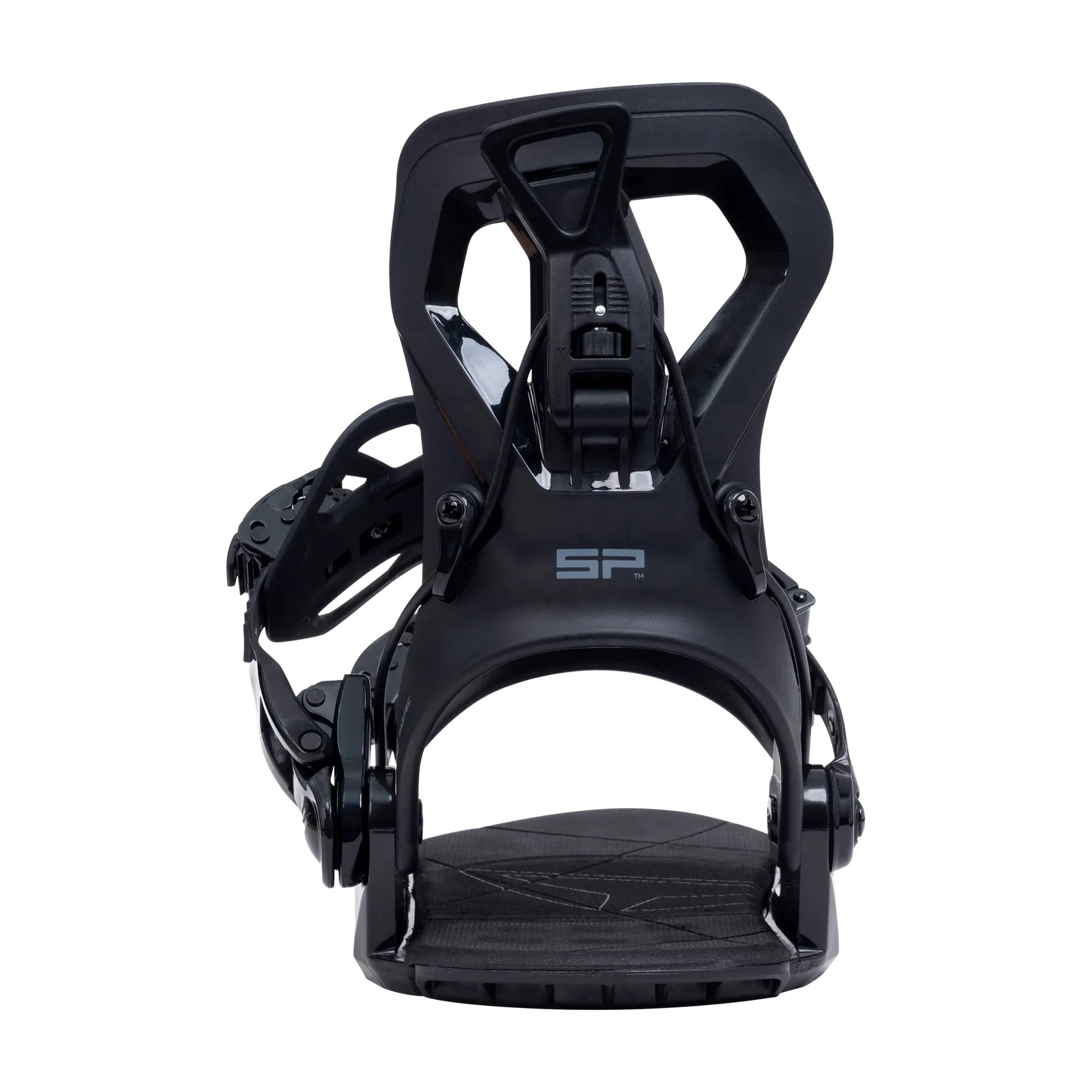 SP BINDINGS - Fijaciones de snowboard BASE+ 2026 (Multi-Entrada) - Negro