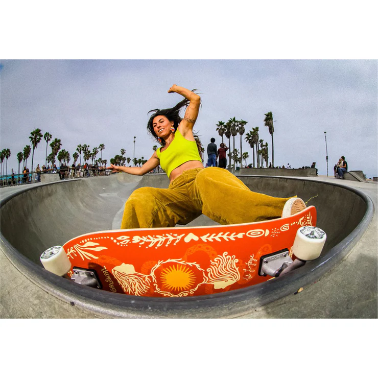 CARVER x GRL SWIRL CX Collab - Surf Skate Complet Val Laforge model - 31"