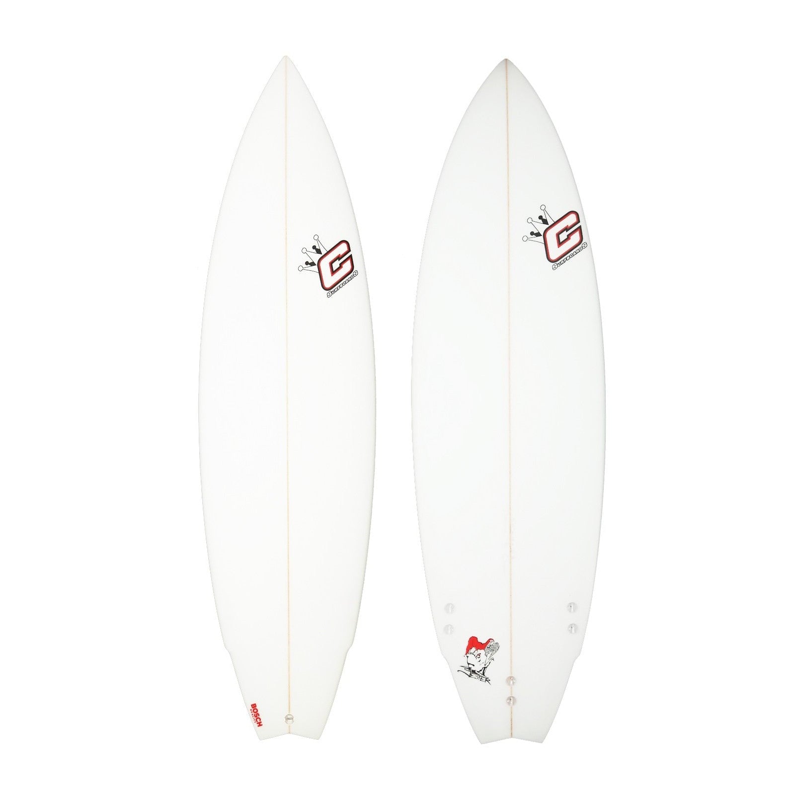 CLAYTON Surfboards - Jester Fish (PU) - FCS1 - 6'1