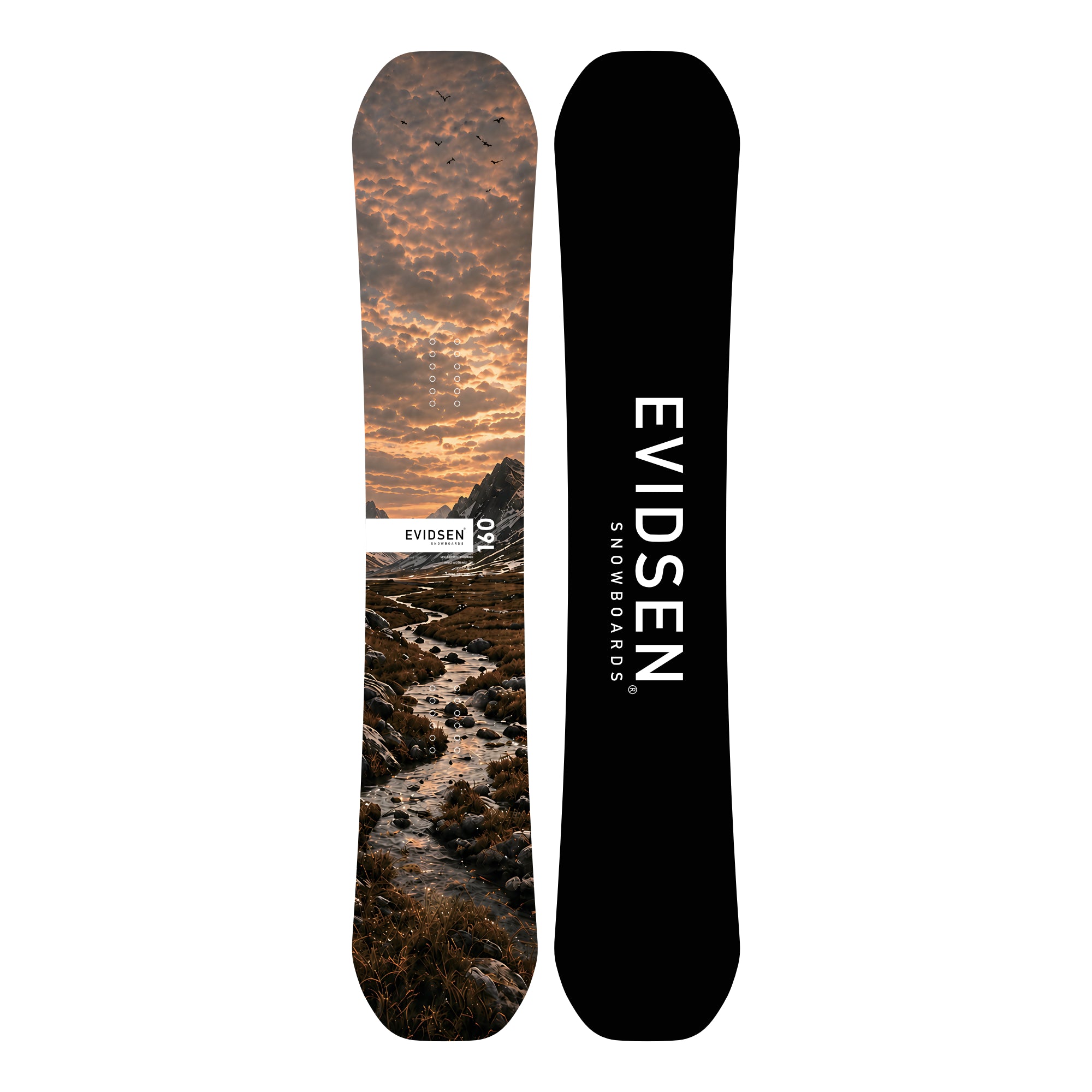 EVIDSEN SNOWBOARDS - Planche de Snowboard FJORD SERIES - Tundra - 160