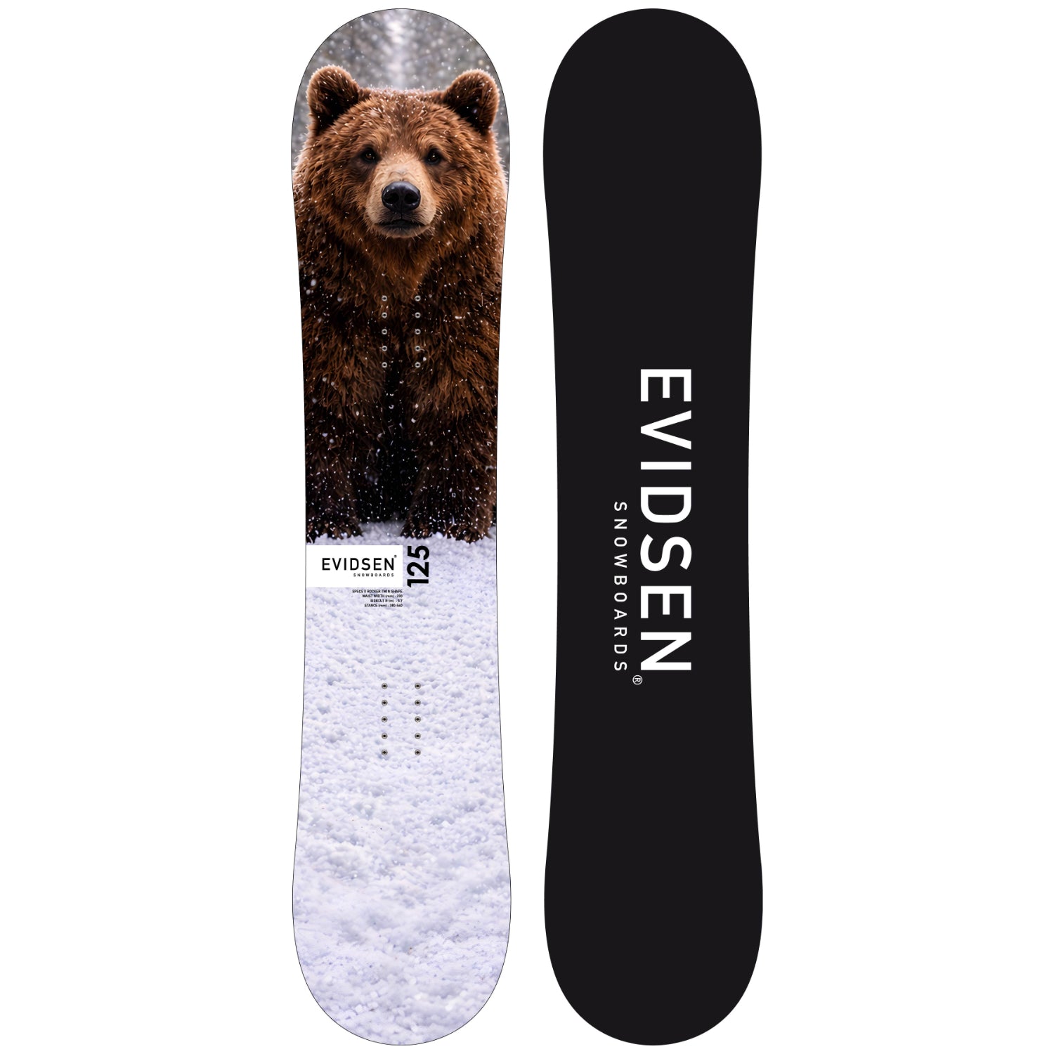 EVIDSEN SNOWBOARDS - Junior Snowboards - Bear - 125cm