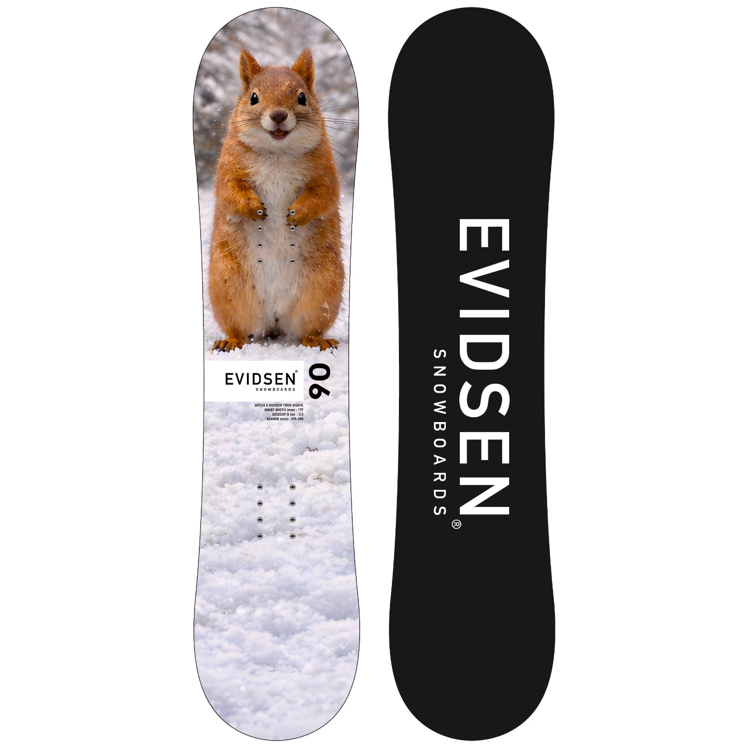EVIDSEN SNOWBOARDS - Junior Snowboards - Squirrel - 90cm