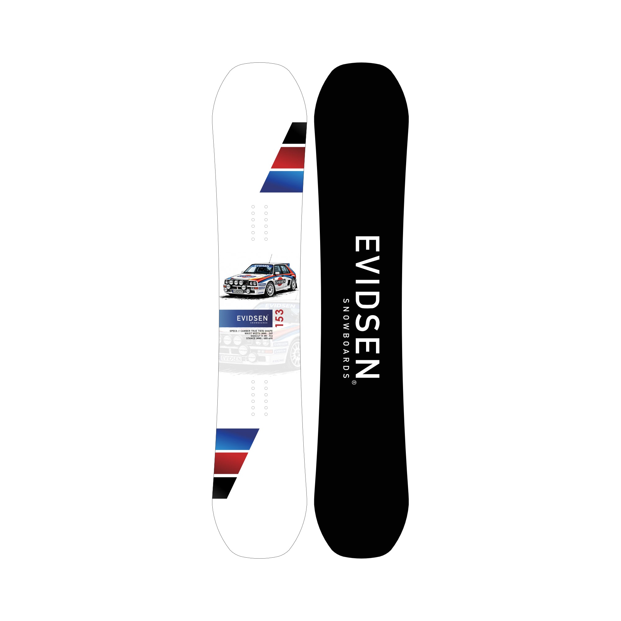 EVIDSEN SNOWBOARDS - Rallye LTD Snowboards - 153