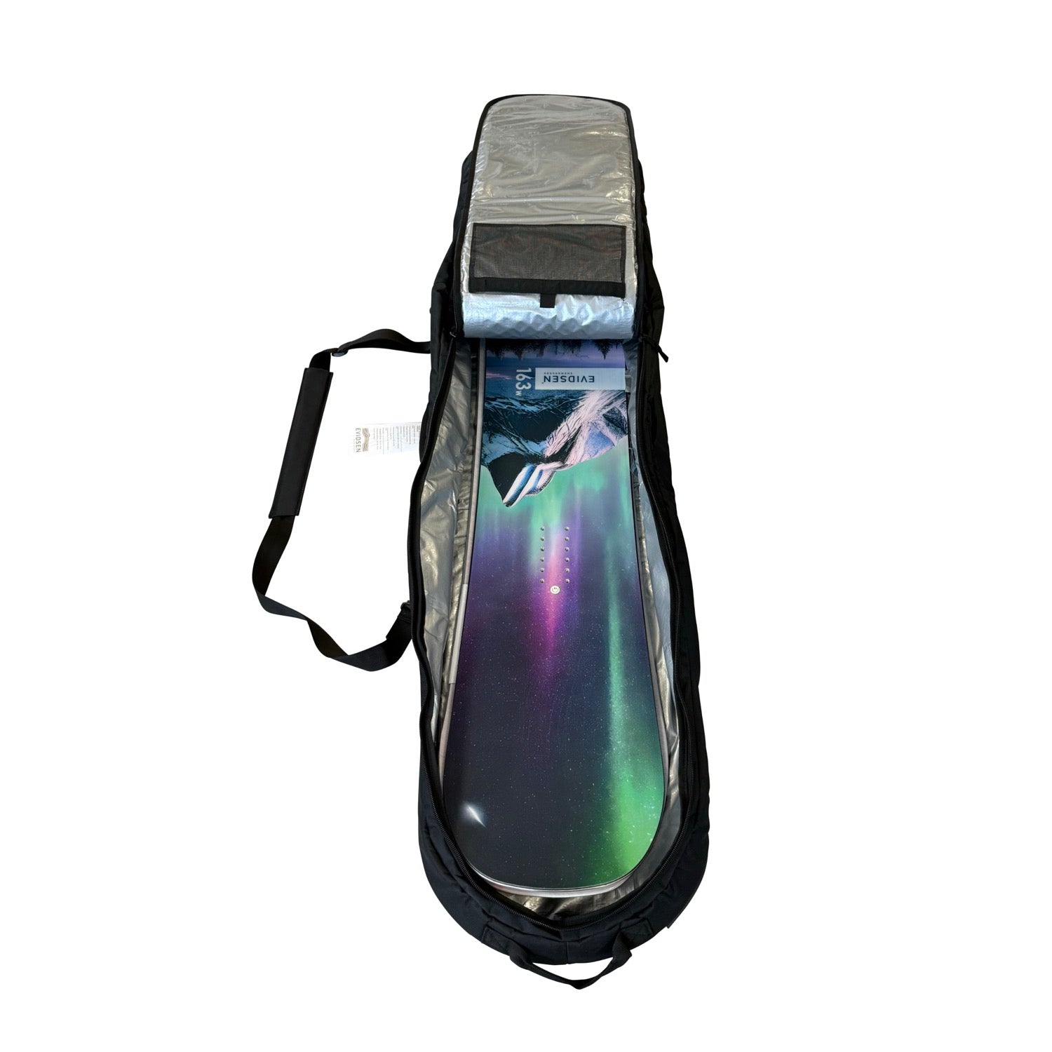 EVIDSEN - Bolsa de snowboard HEMSEDAL - Negro