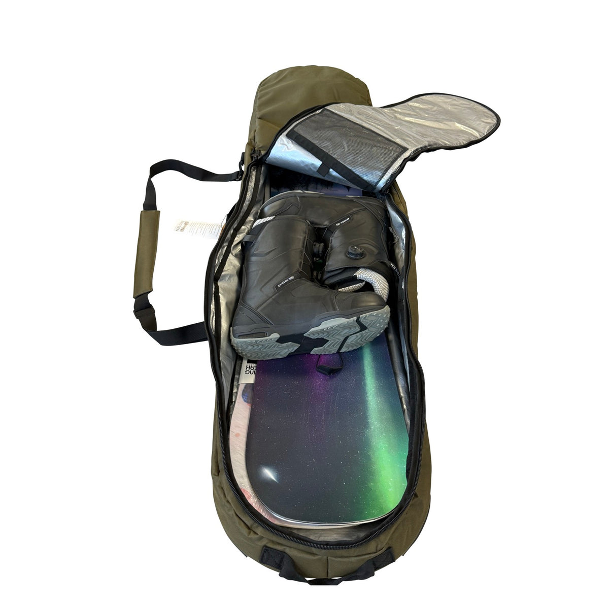 EVIDSEN - Bolsa de snowboard HEMSEDAL - Khaki
