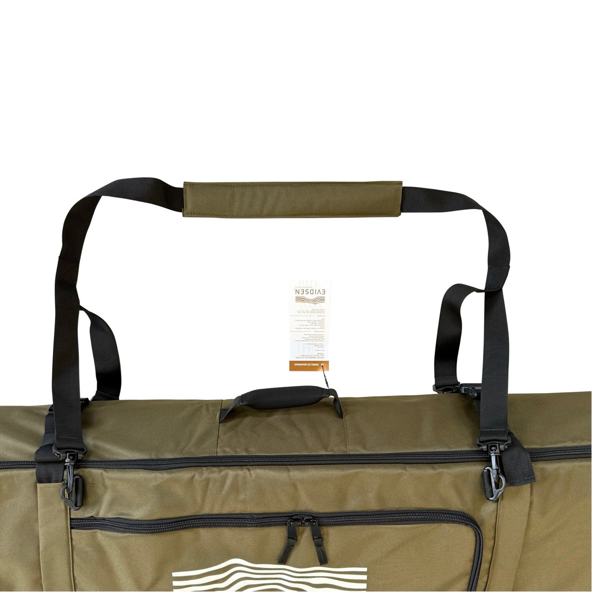 EVIDSEN - Bolsa de snowboard de viaje con ruedas TROMSØ - Caqui